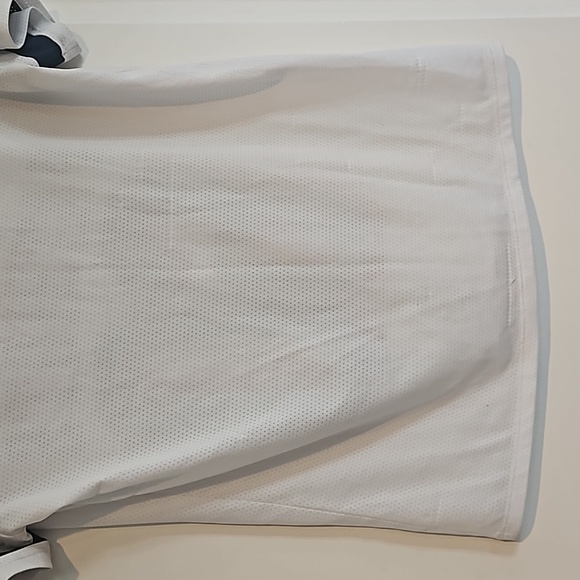 RARE NFL PINK Victoria's Secret Patriots Mesh Jersey Shortsleeve V-neck Womens L - Picture 8 of 10